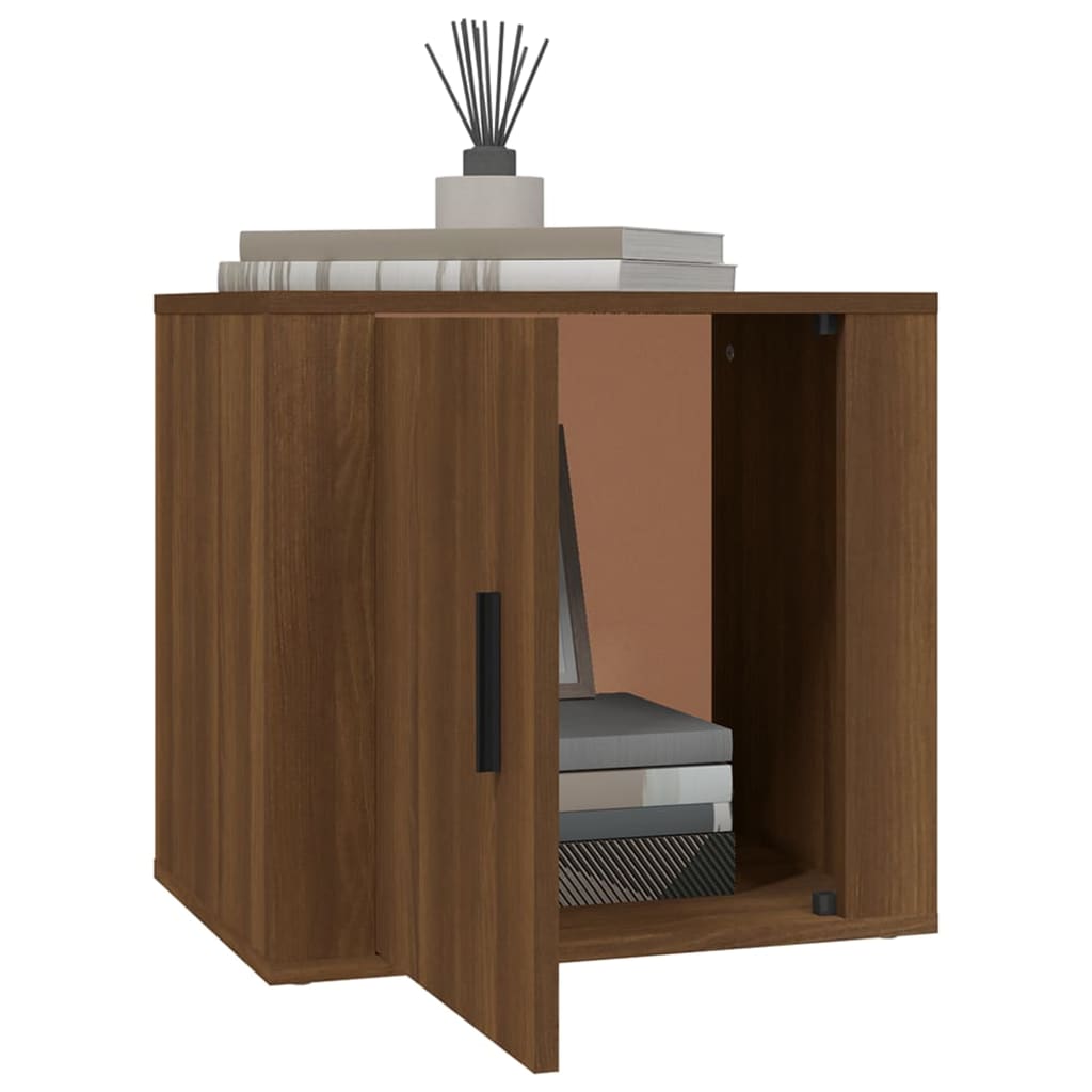 Tables de chevet 2 pcs Chêne marron 50x39x47 cm