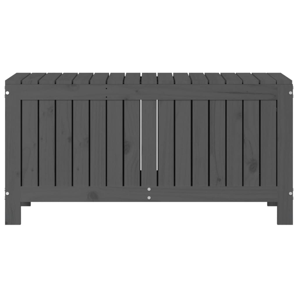 Boîte de rangement de jardin Gris 108x42,5x54 cm Bois de pin