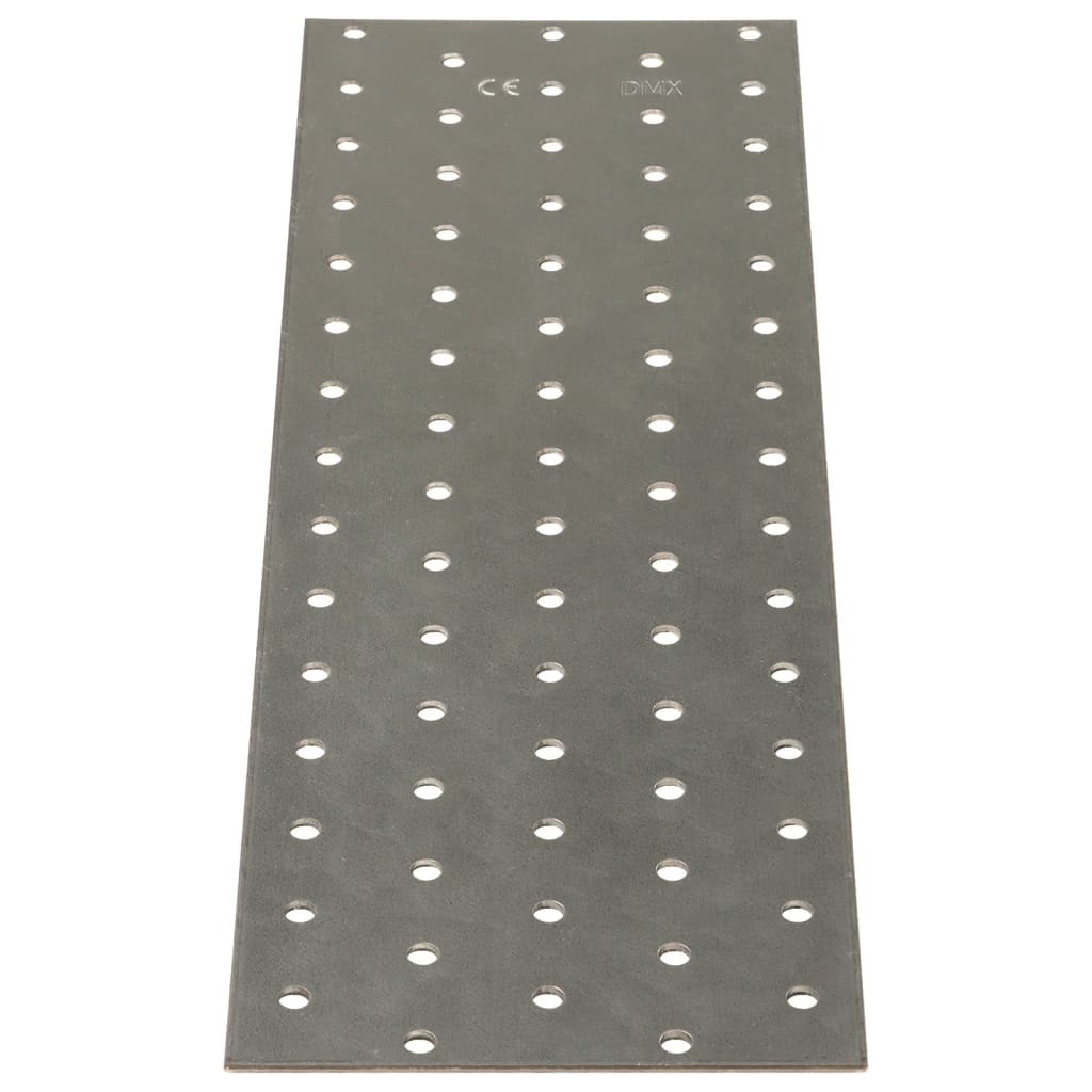 Plaques perforées 20 pcs 2 mm 300x100 mm acier galvanisé