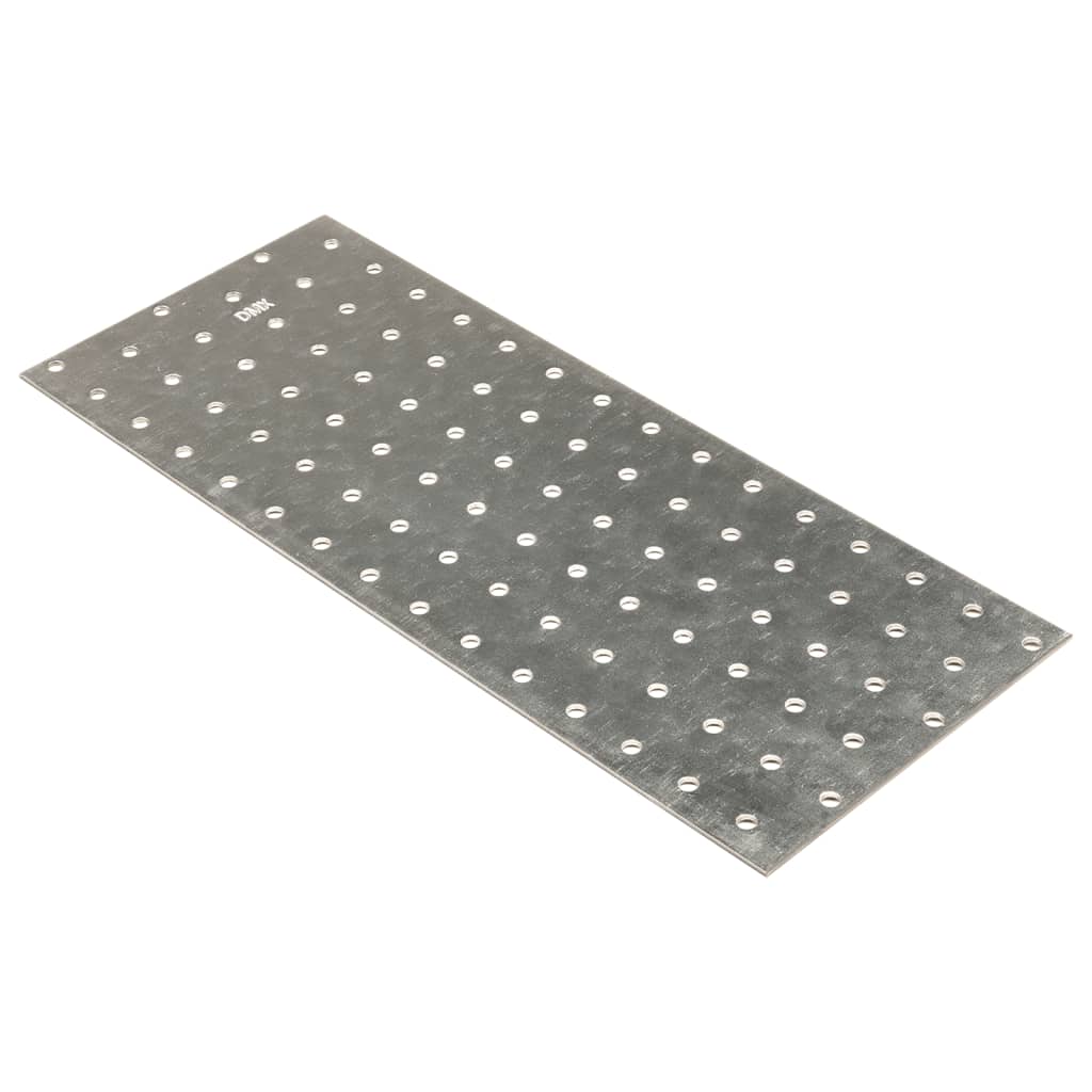 Plaques perforées 20 pcs 2 mm 300x120 mm acier galvanisé