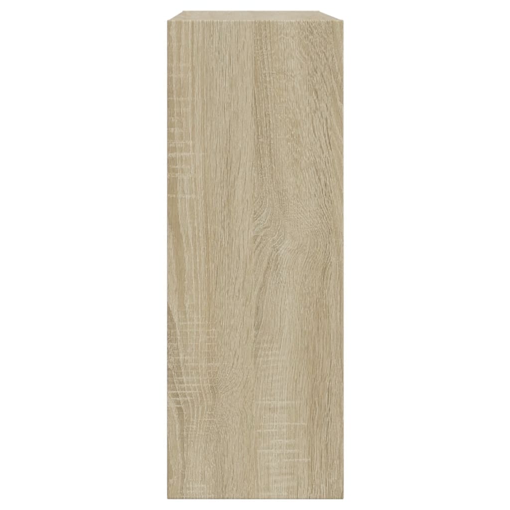 Armoire à chaussures chêne sonoma 60x21x57 cm bois d'ingénierie