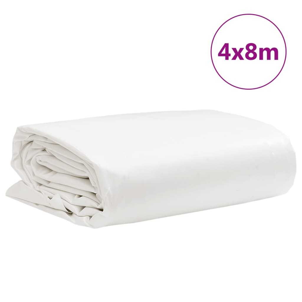 Bâche blanc 4x8 m 600 /m²