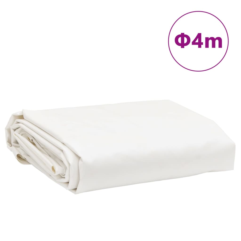 Bâche blanc Ø 4 m 600 /m²