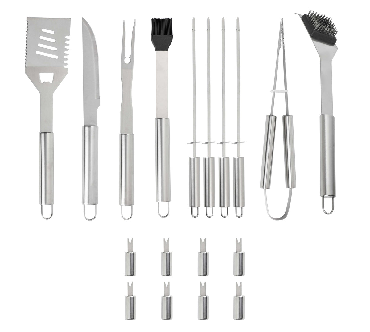 Ustensiles de barbecue GRIL 19 pcs